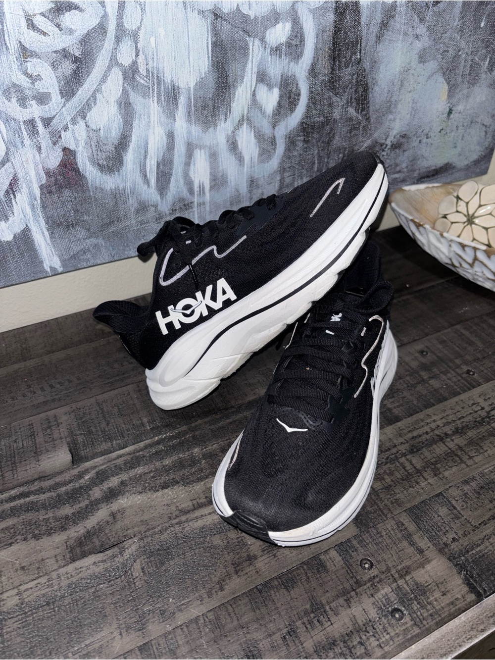 Hoka Clifton 10 athletic shoes WOMENS SZ 7 - Picture 13 of 16